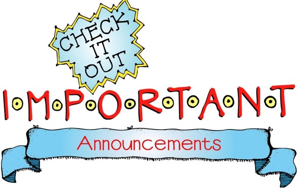 announcement clipart